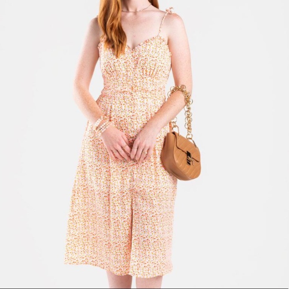 NWT Floral Midi Sun Dress